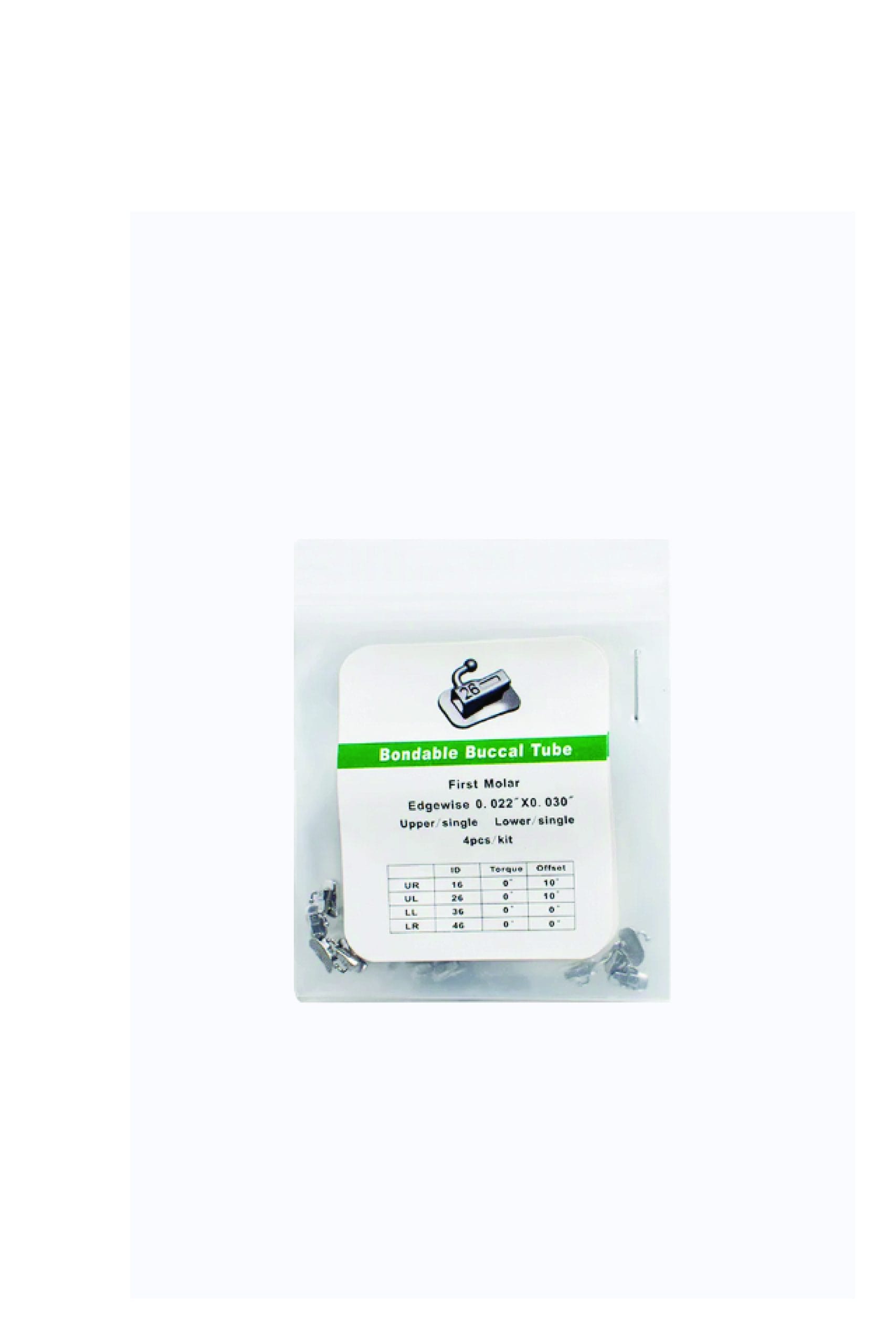 1st Molar Bondable Tube Roth 022