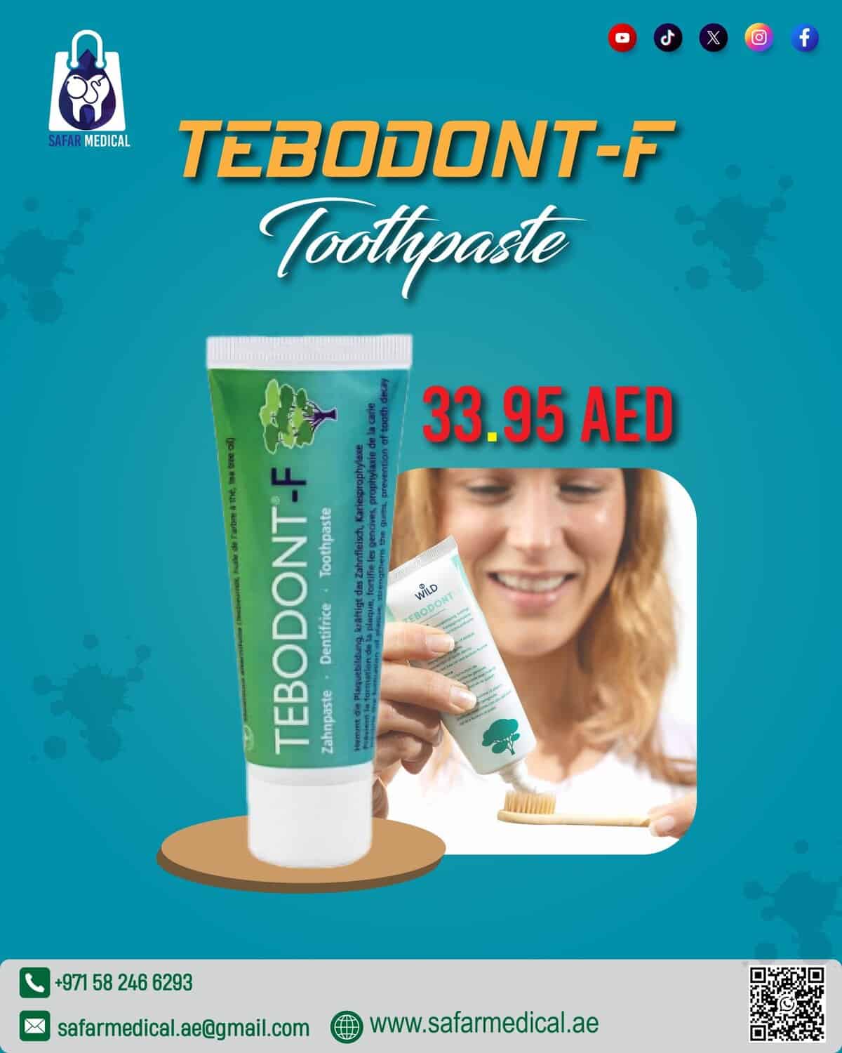 TEBODONT-F Toothpaste